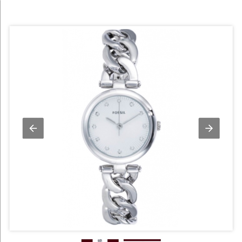 Fossil Women’s Silver Dial Watch